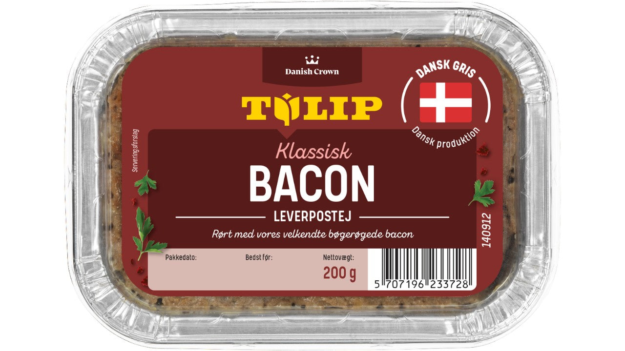 Leverpostej bacon 200g