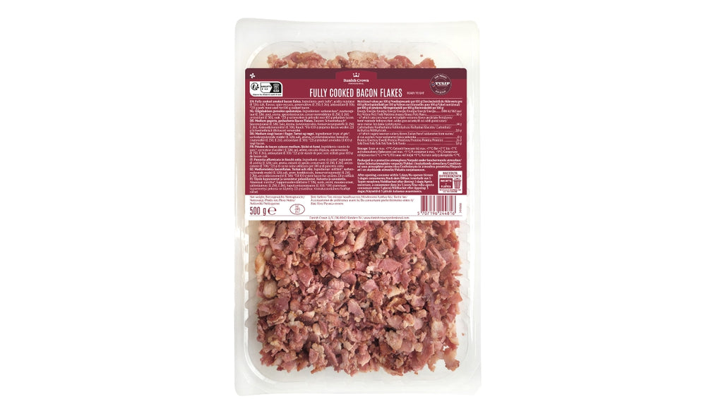 Bacon flager gennemstegt 500g