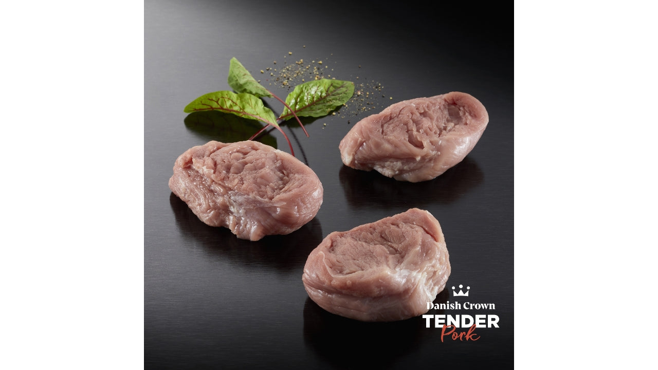 Mørbradbøffer af gris 85-110g 5kg