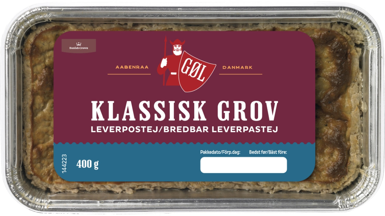 Leverpostej klassisk grov 400g