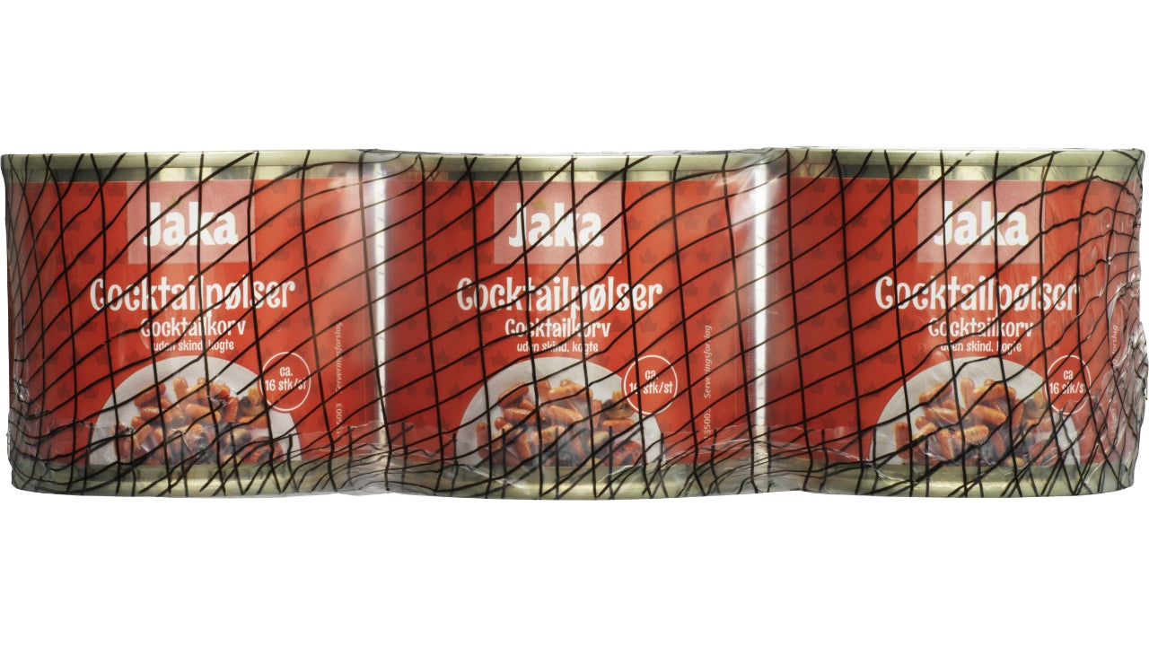 Cocktailpølser 3 pak 660g