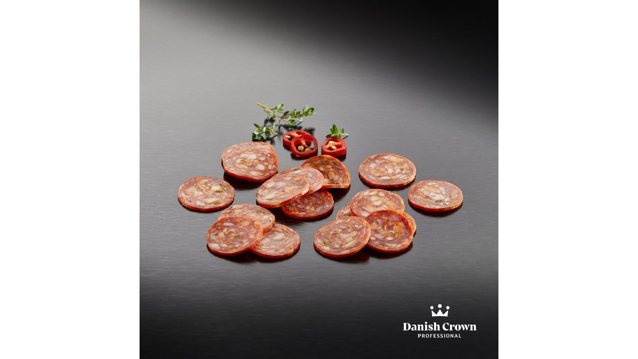 Pepperoni spicy i skiver 1000g
