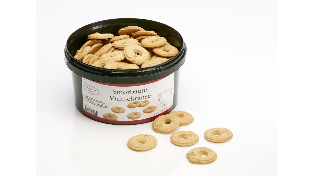 Vanillekranse smørbagte 900g