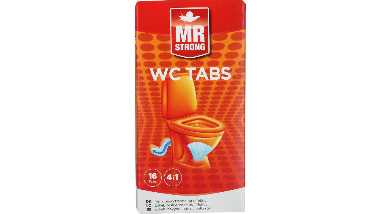 WC rens tabs 16stk