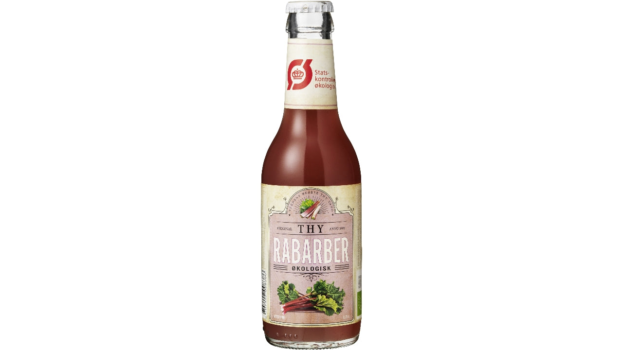 Øko Rabarber sodavand 30x25cl