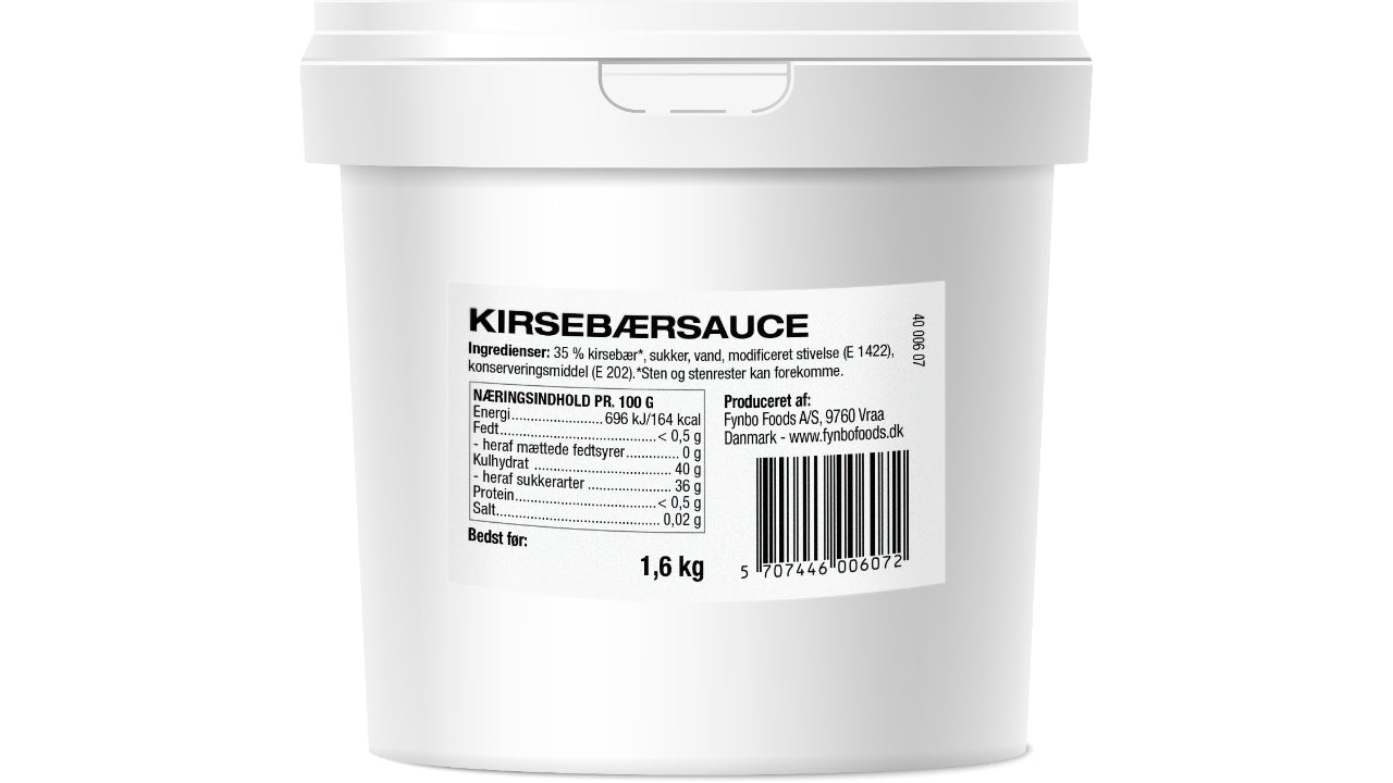 Kirsebærsauce 1,6kg