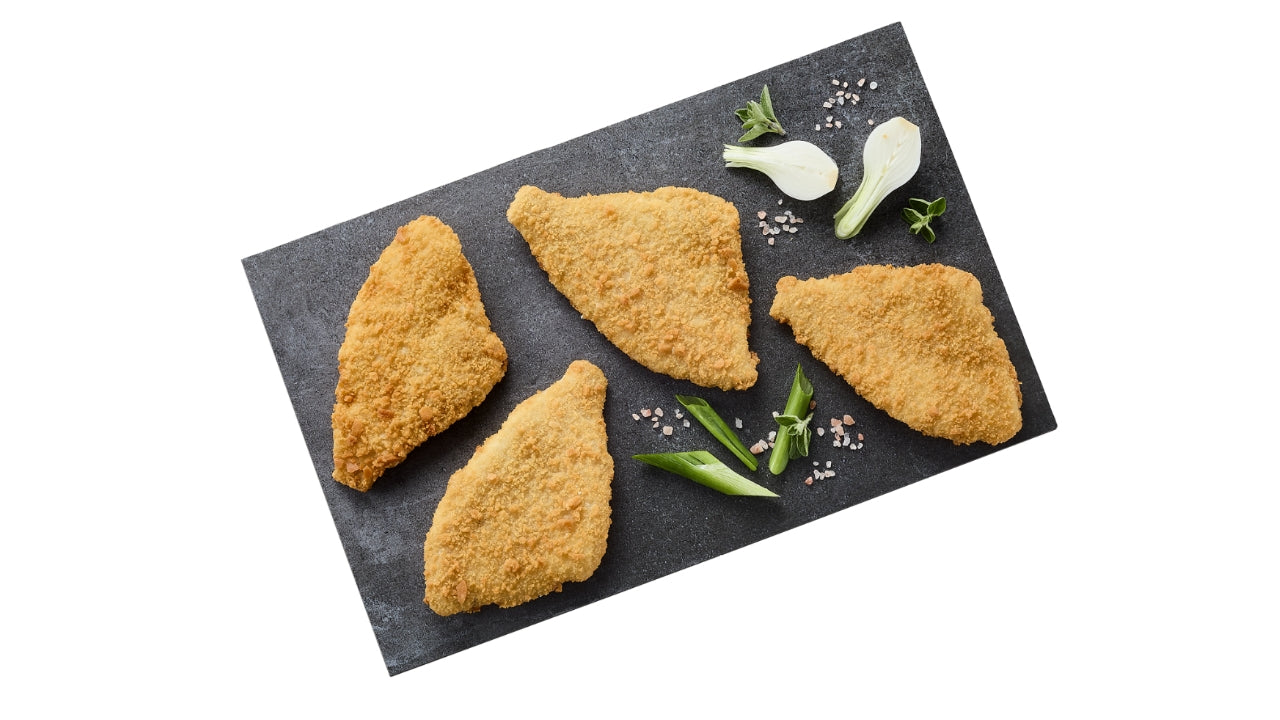 Pankopaneret rødspættefilet 100-130g