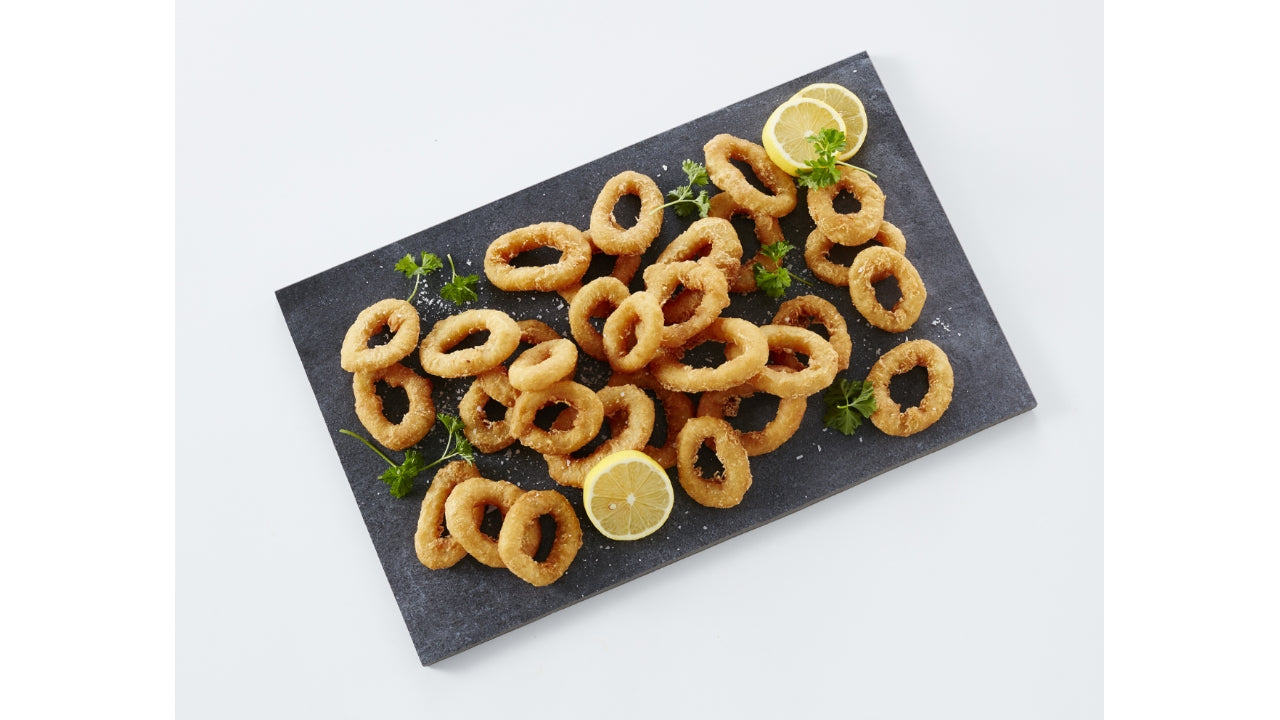 Indbagte blæksprutteringe 2kg