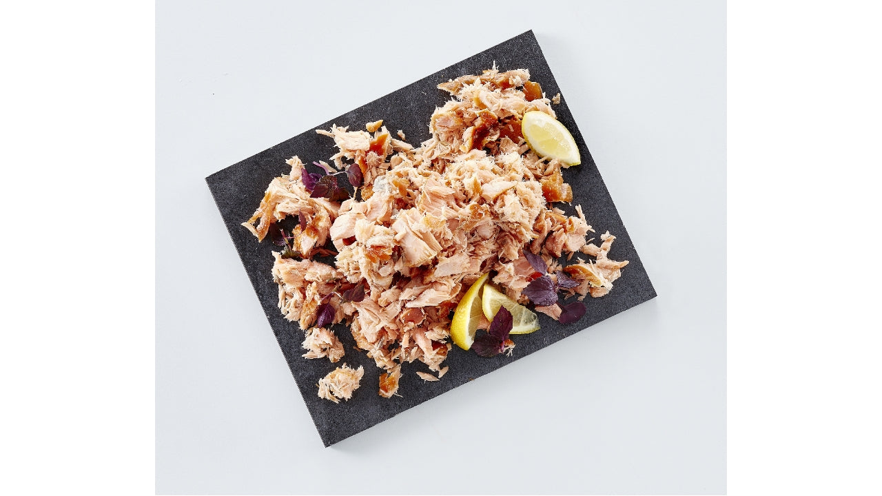 Pulled salmon laks naturel 500g