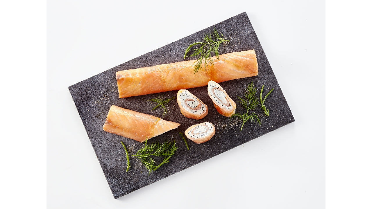 Lakseroulade m/flødeost 500g