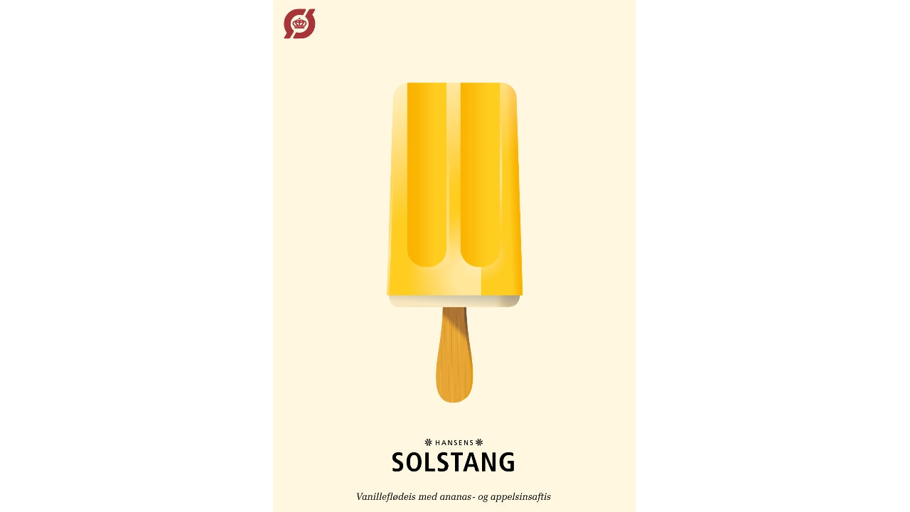 Øko Ispind solstang gul 30x75ml