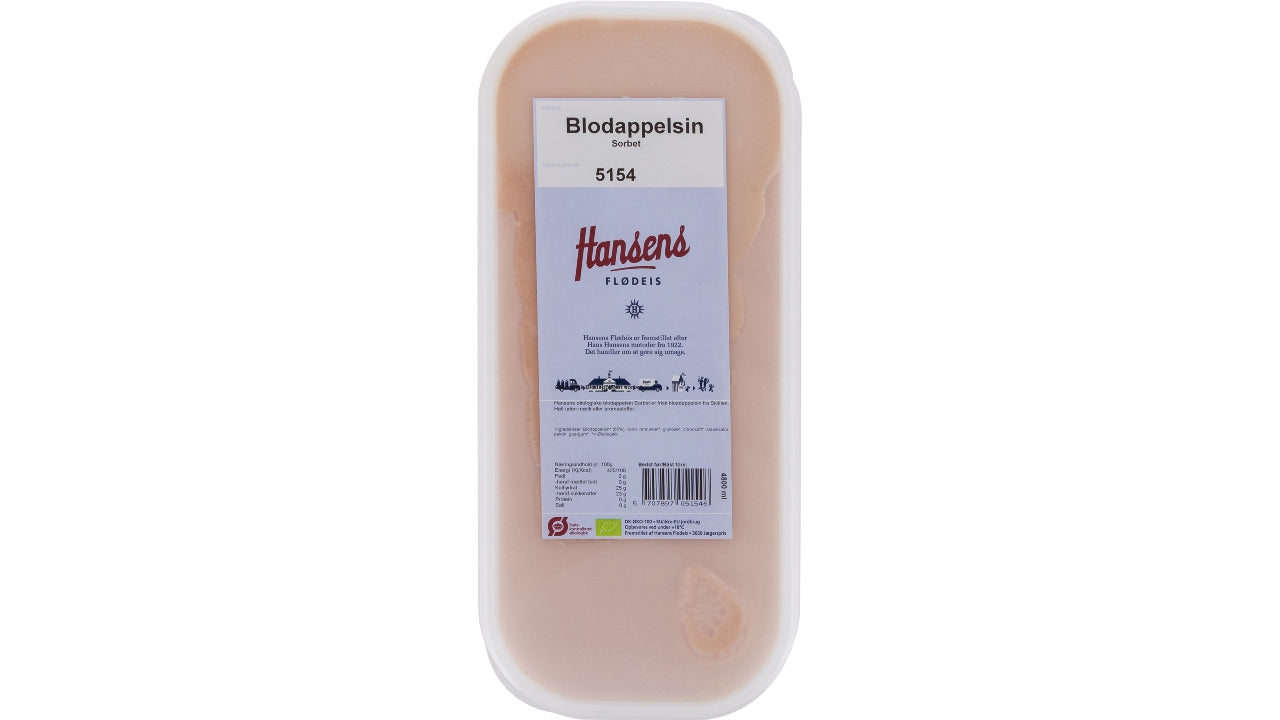 Øko Blodappelsinsorbet 4800ml