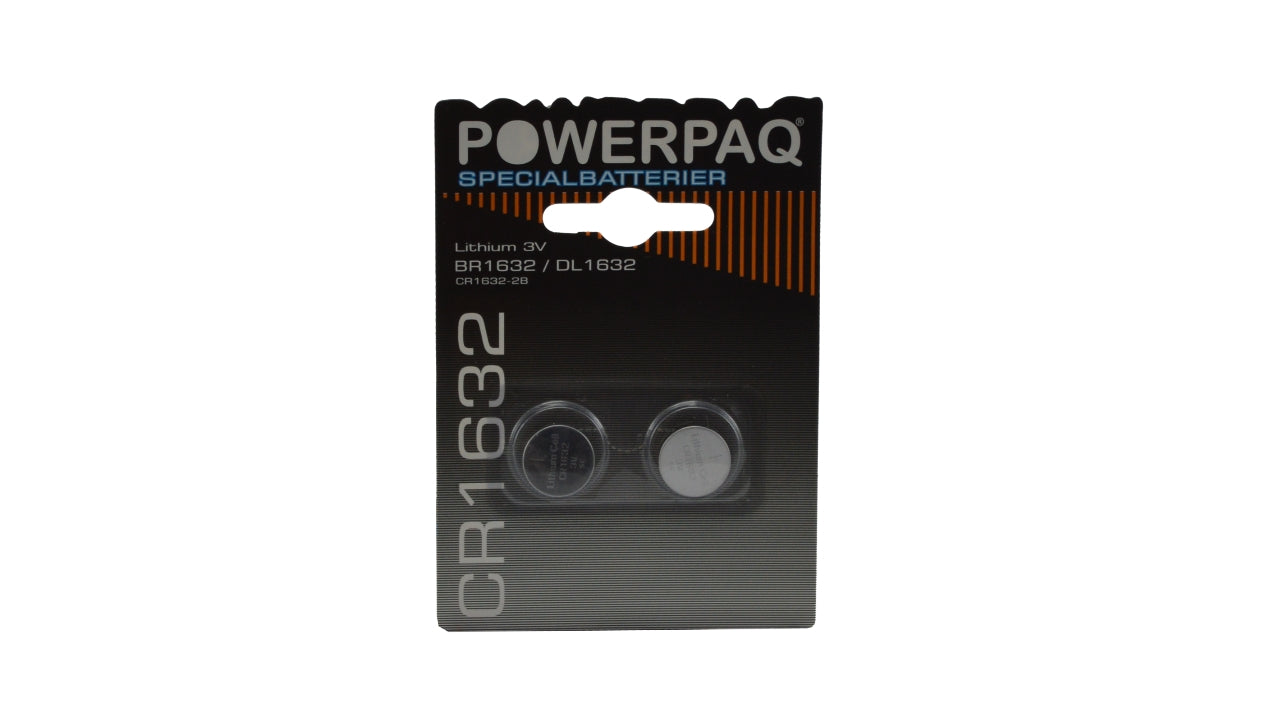 Powerpaq batteri CR1632 2stk