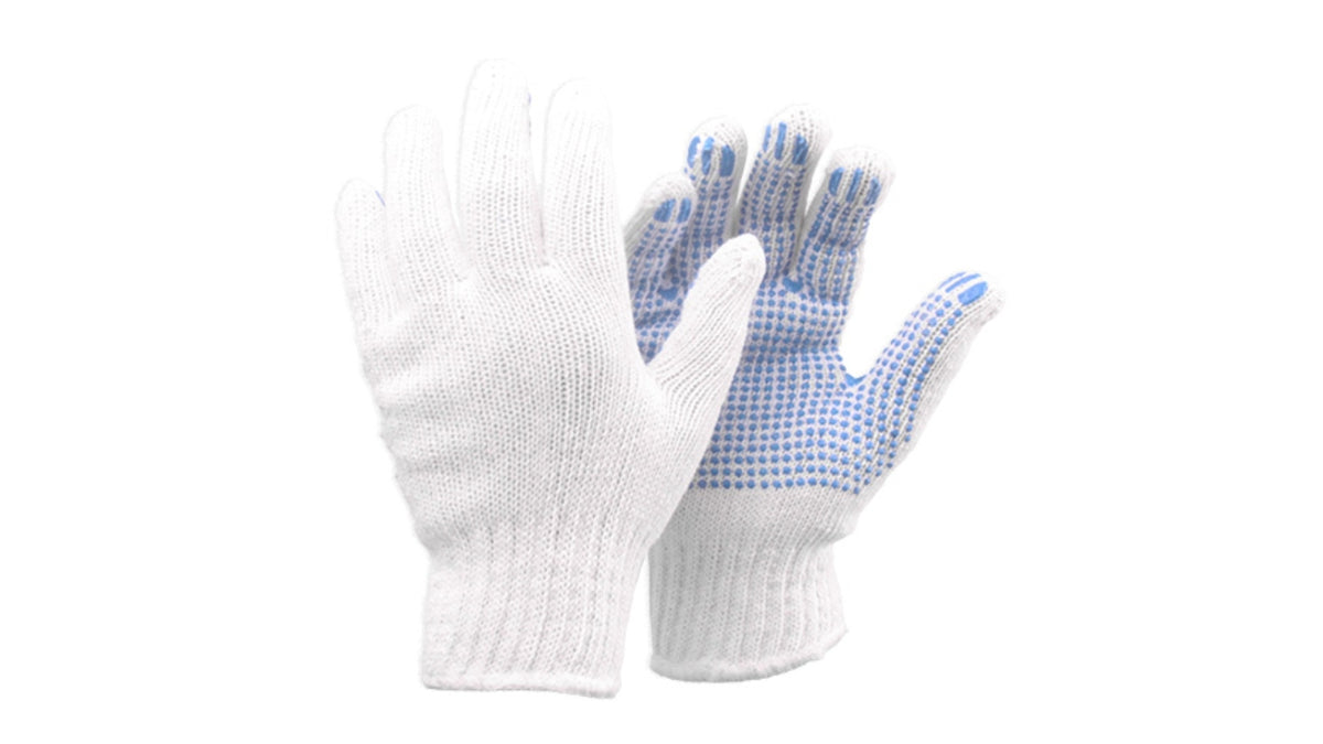Handske strikket BlueStar basic dot L