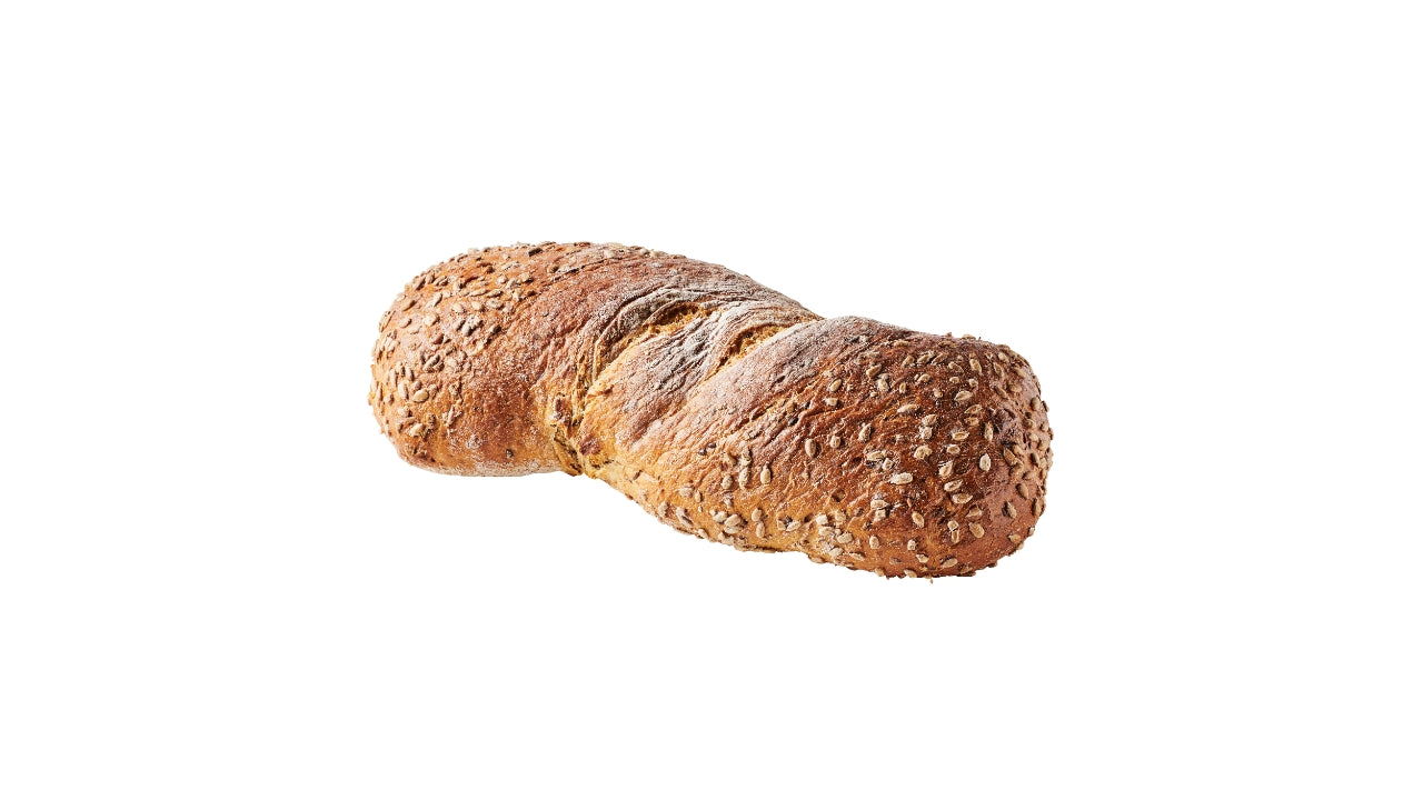 Groft twistet surdejsbrød 12x600g