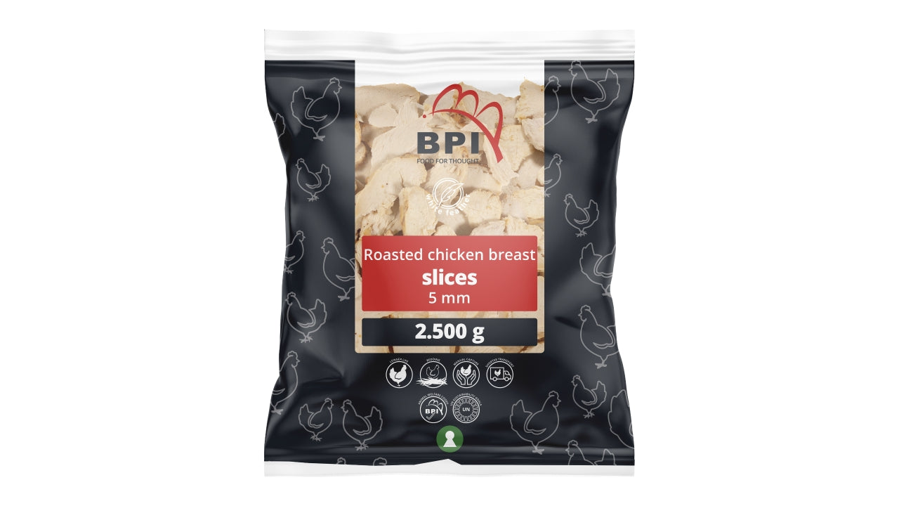 Kyllingeskiver stegt 5mm 2,5kg