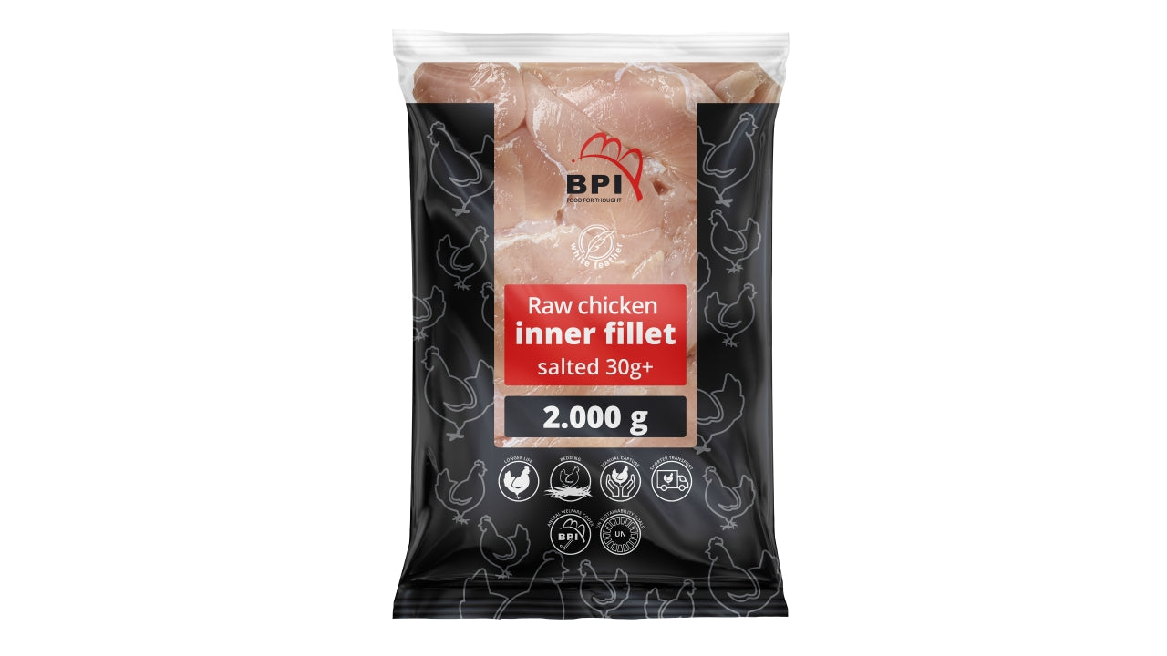 Kyllingeinderfilet 1,2% salt 2kg