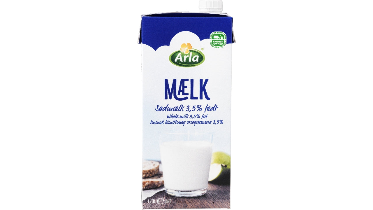 Sødmælk UHT 3,5% 1L - Mælk