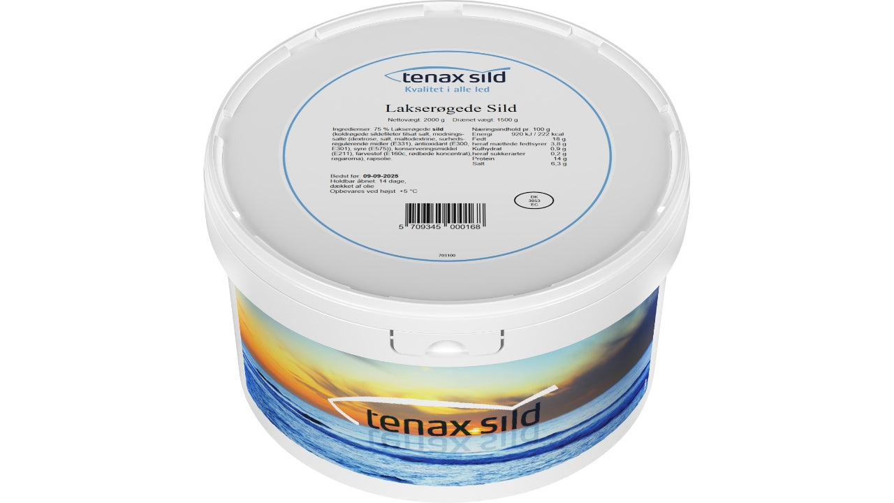 Lakserøgede sild ca.14stk 2kg/1,5kg