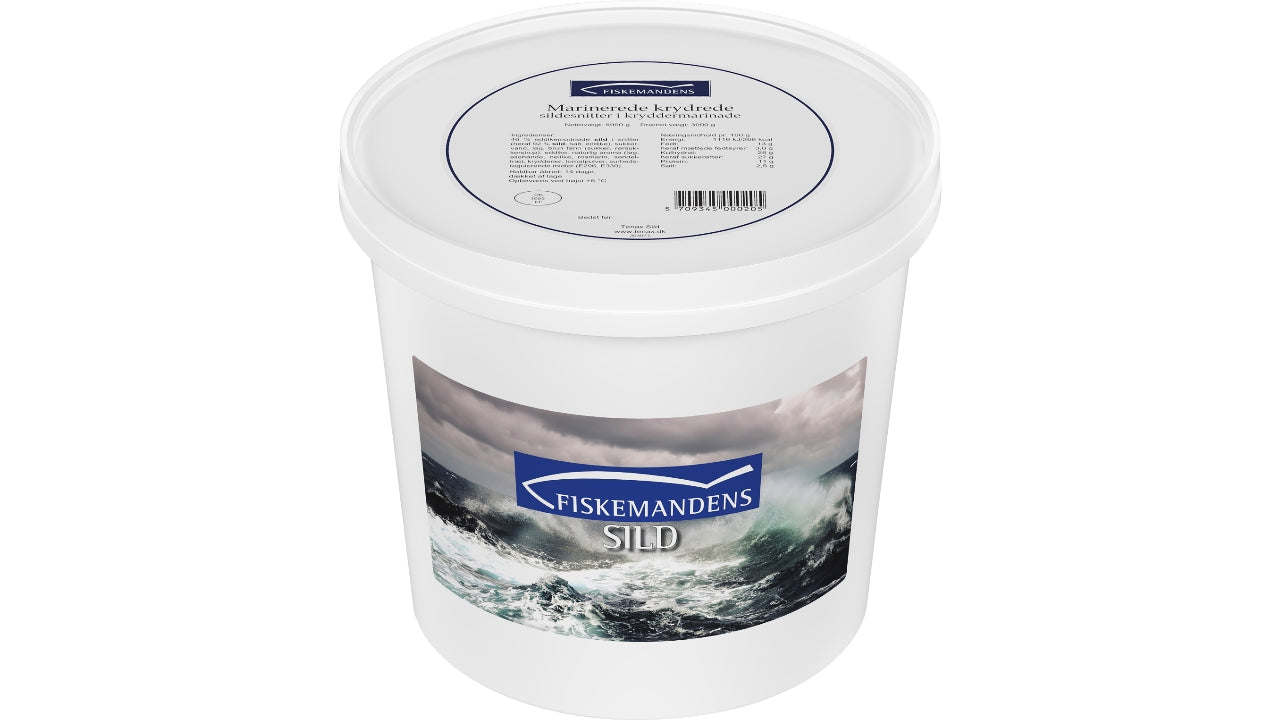 Marinerede krydder sild snitte 5,9kg/3kg