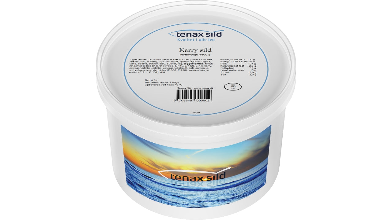 Karry sild i snitter 4,8kg