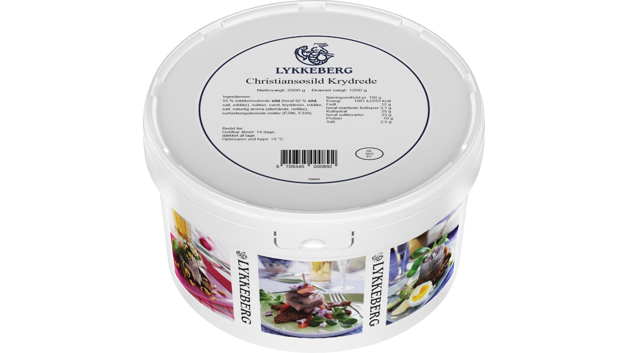 Christians ø sild krydret 2/1,2kg