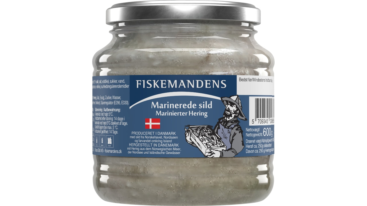 Marinerede sild 600g/300g