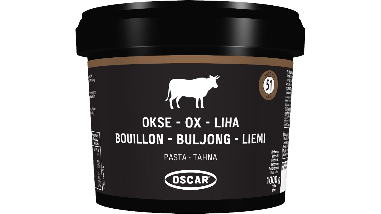 Oksebouillon pasta 1kg 51L