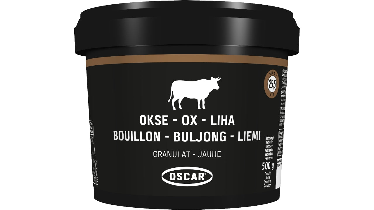 Oksebouillon granulat 500g