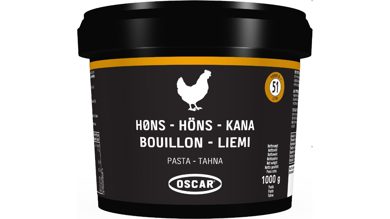 Hønsebouillon pasta 1kg 46,5L
