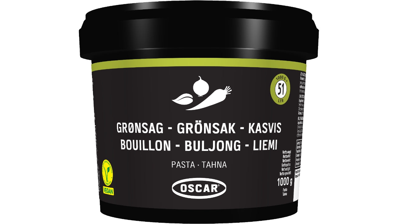 Grønsagsbouillon pasta 1kg 46,5L
