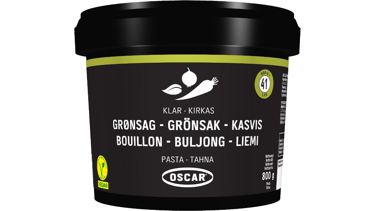 Grønsagsbouillon klar pasta 800g 37L
