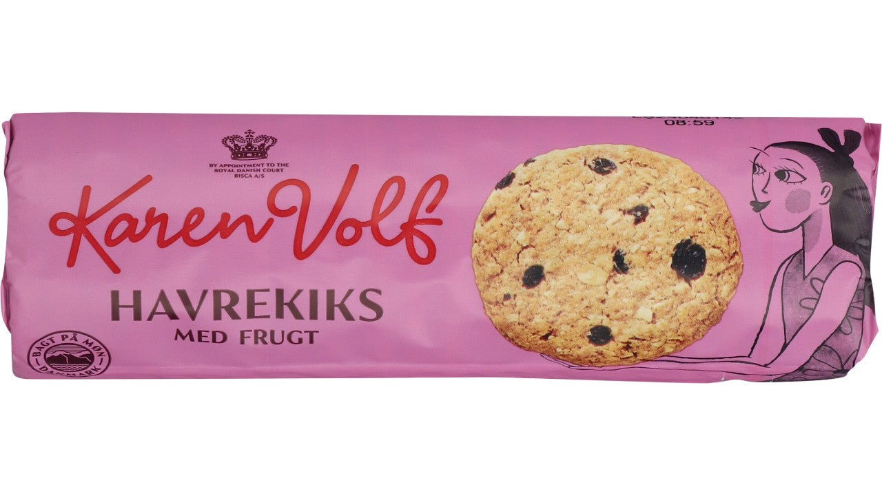 Havrekiks med frugt 260g