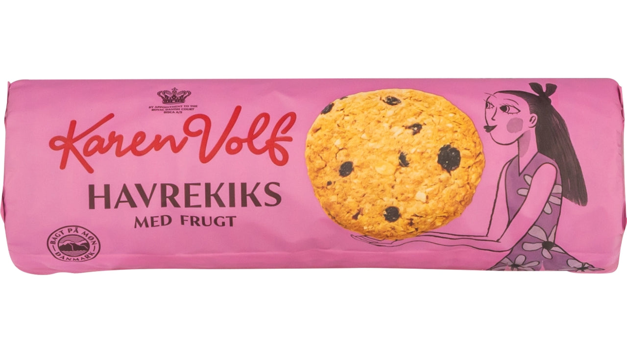 Havrekiks med frugt 260g