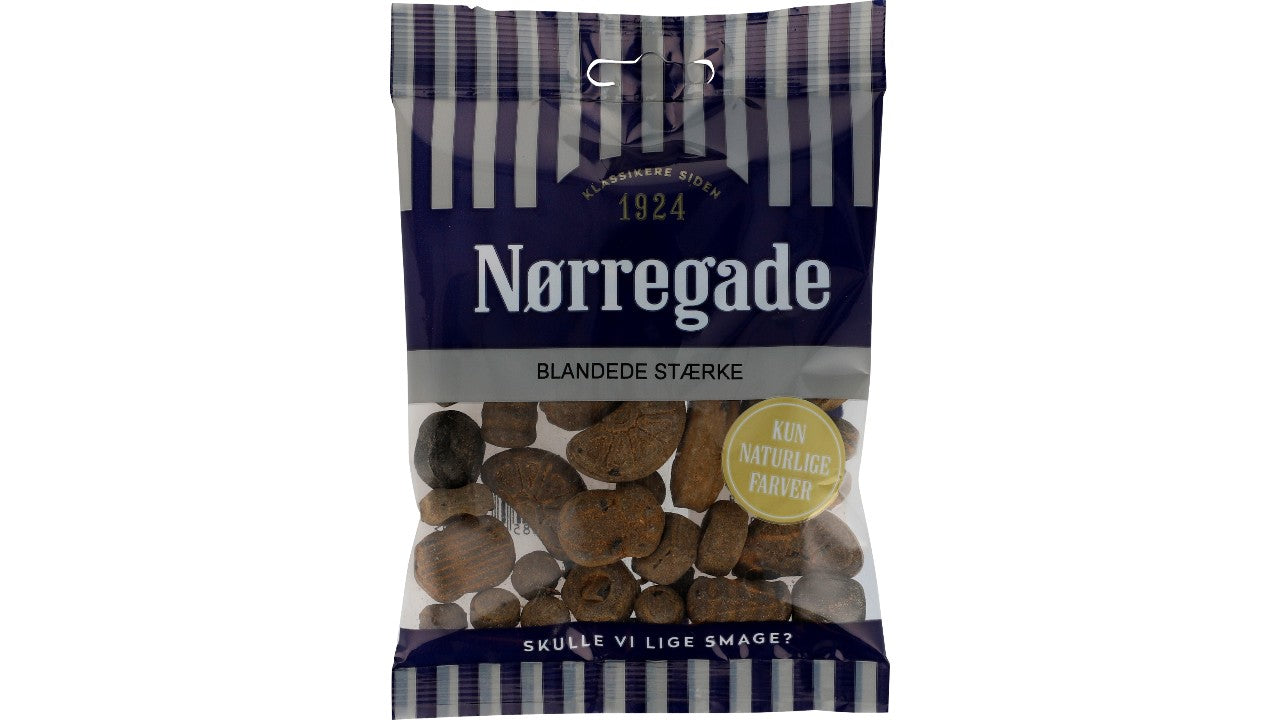 Blandede stærke 100g