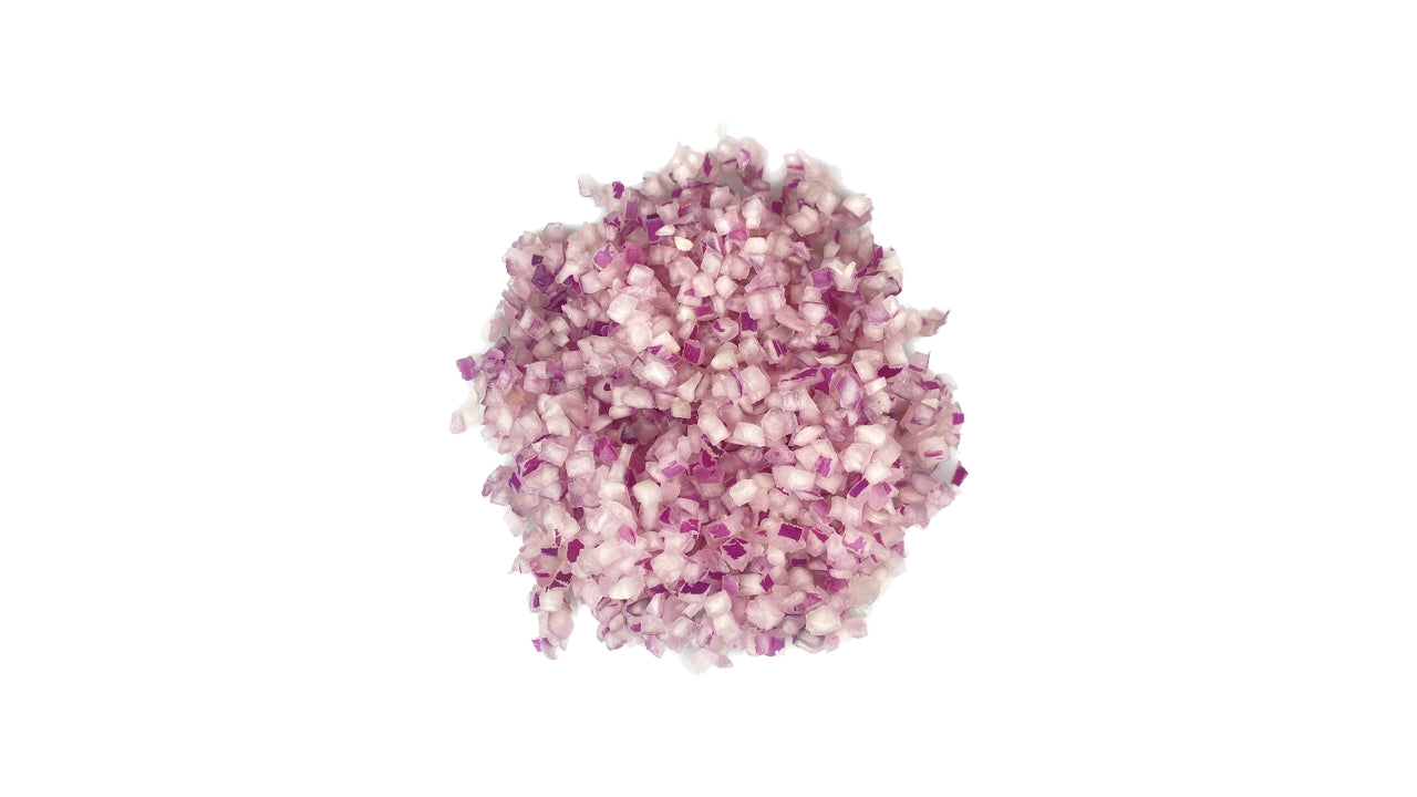 Løg rødløg i tern 5mm 5kg (2)