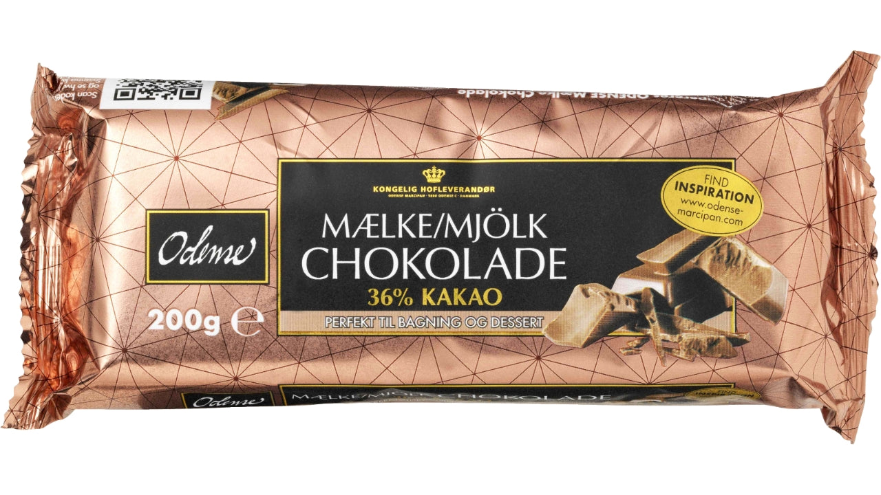 Mælkechokolade 36% kakao 200g