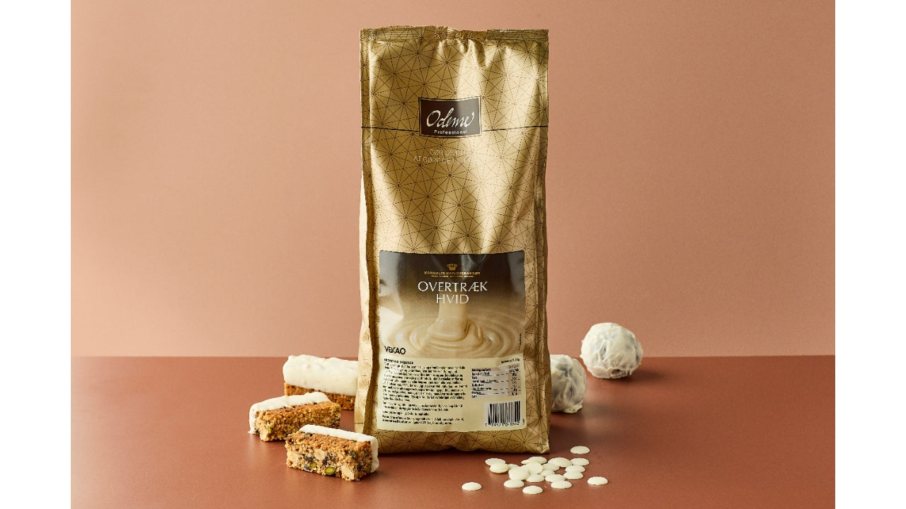 Hvid overtræk knapper 2,5kg