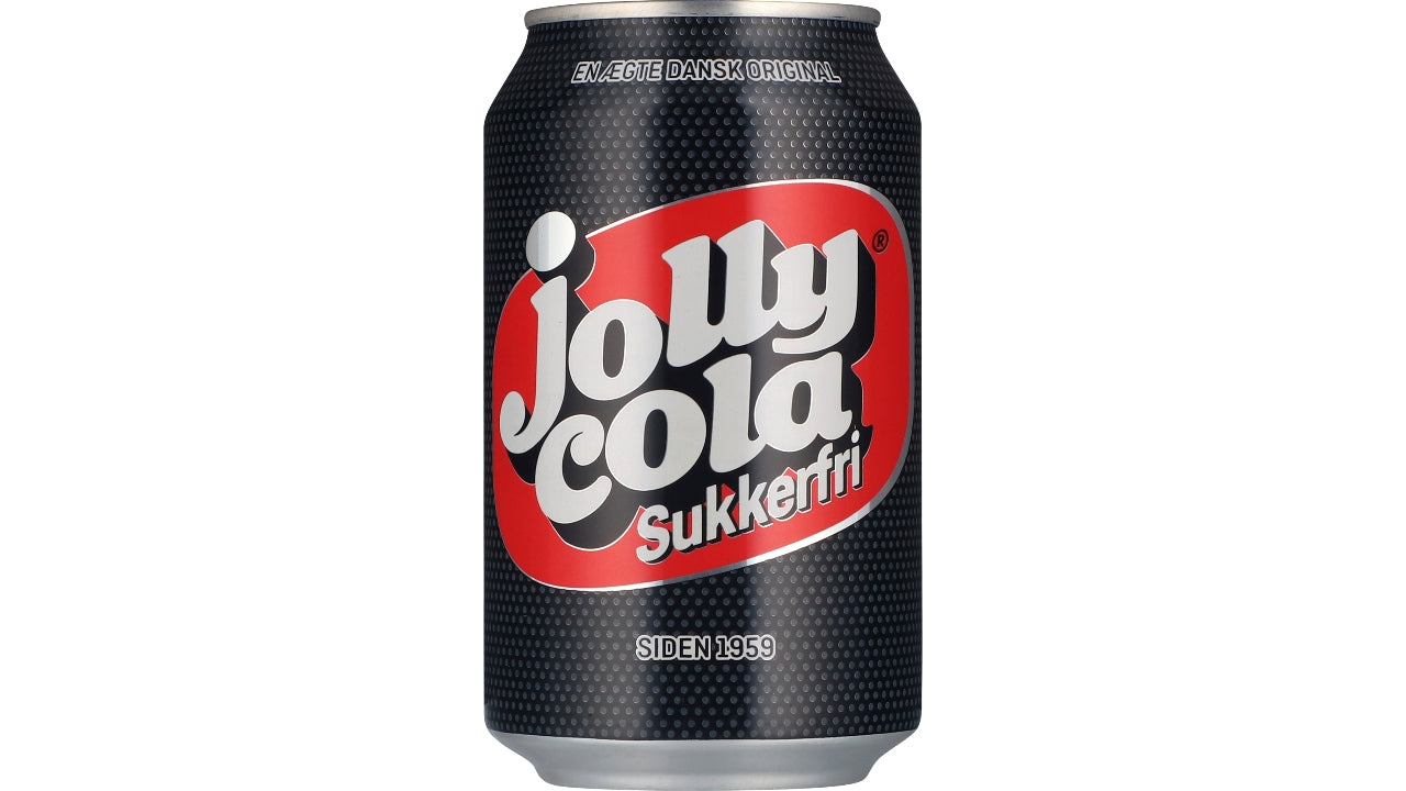 Jolly cola sukkerfri 18x33cl ds