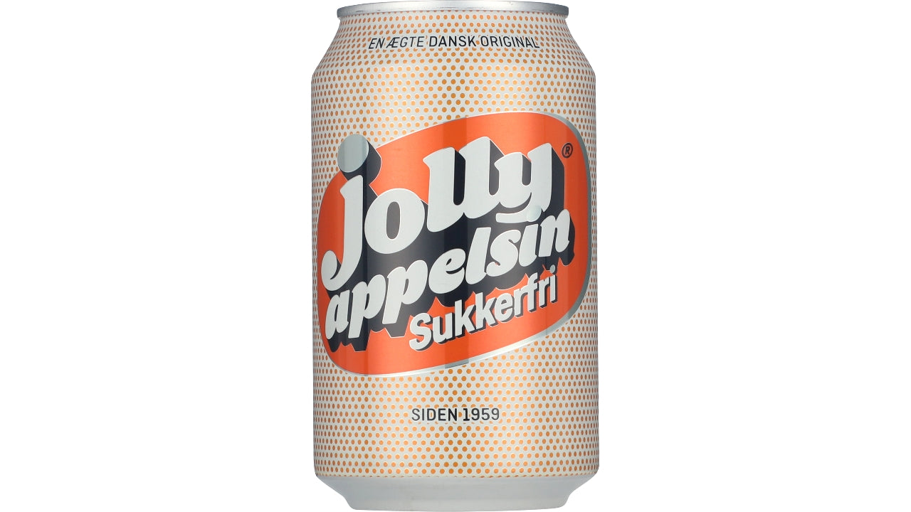 Jolly appelsin sukkerfri 18x33cl ds