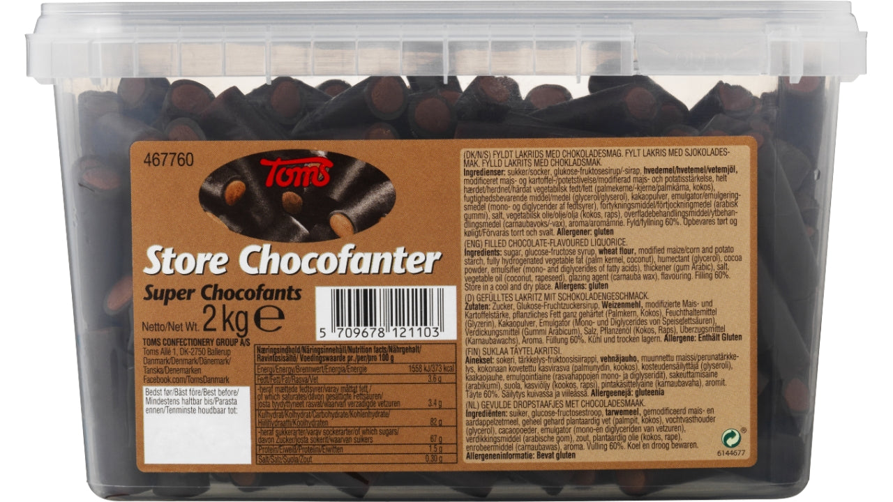 Toms store chokofant stykker 2kg