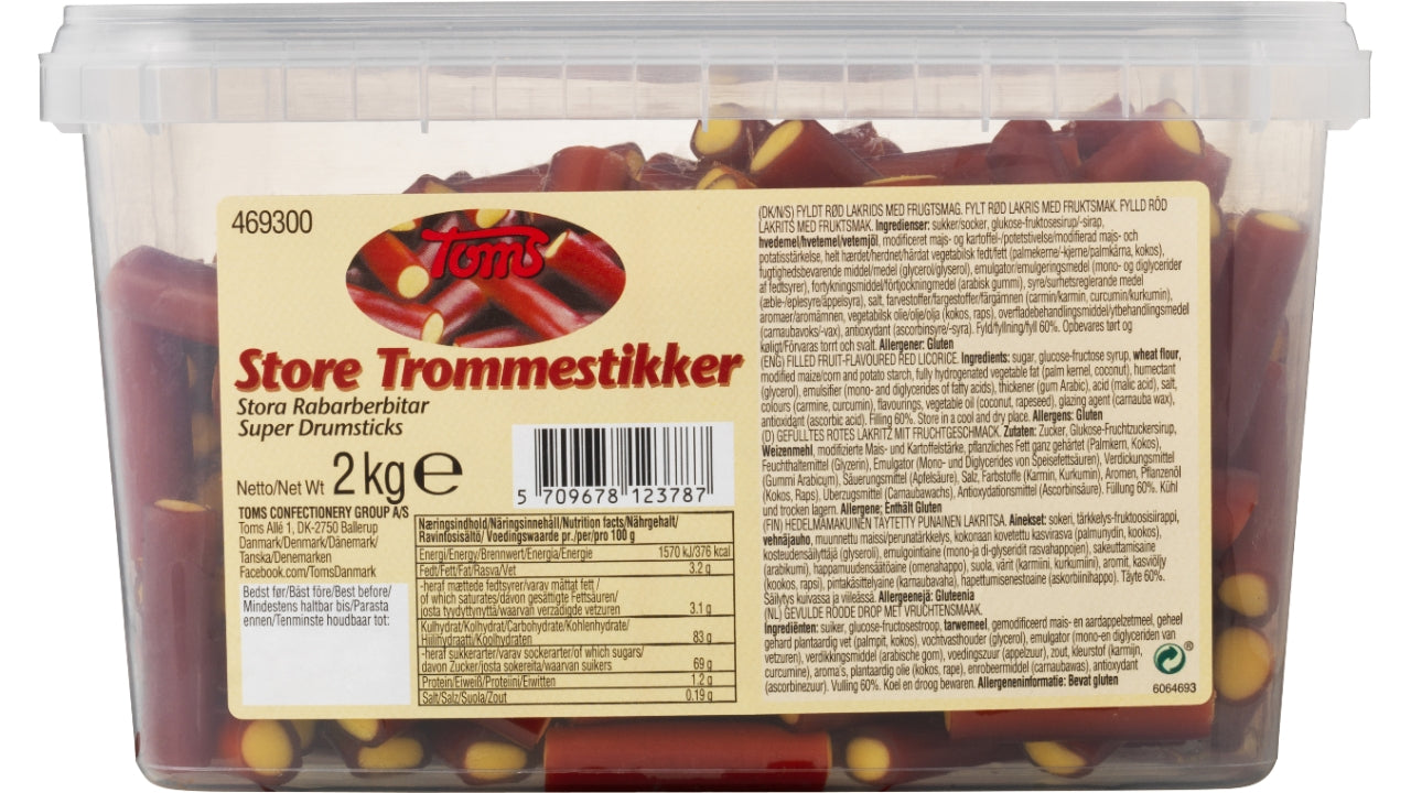 Toms trommestikker 2kg
