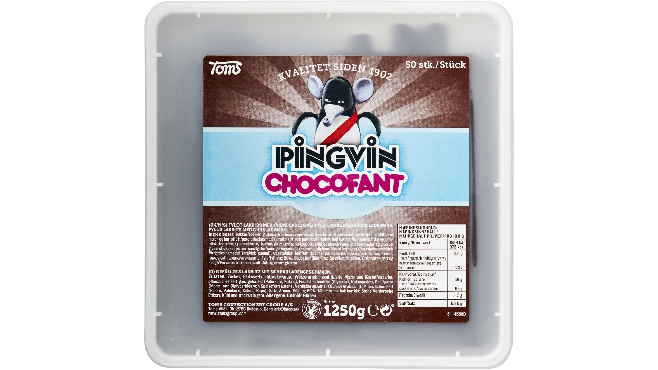Toms Chocofant stænger uindpak 50x25g