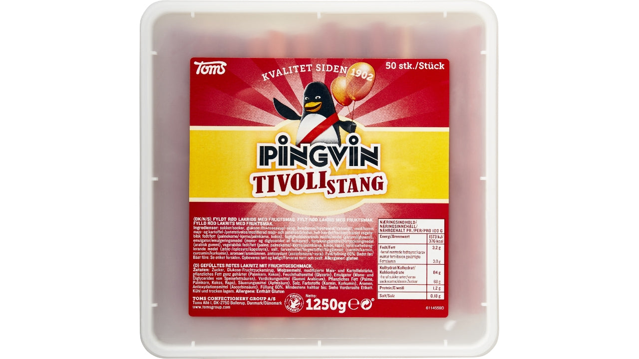 Toms Tivoli stænger uindpk 50x25g