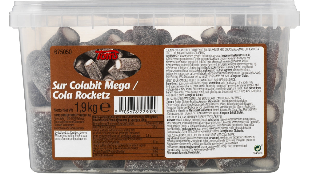 Toms cola rocketz 1,9kg
