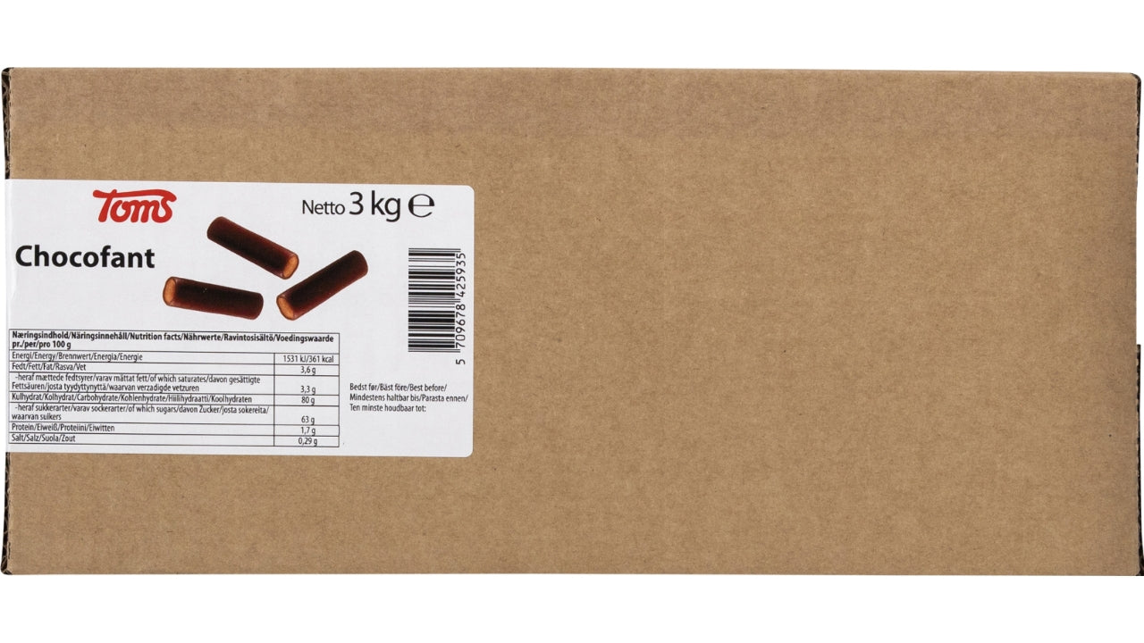 Toms store chokofant stykker 3kg