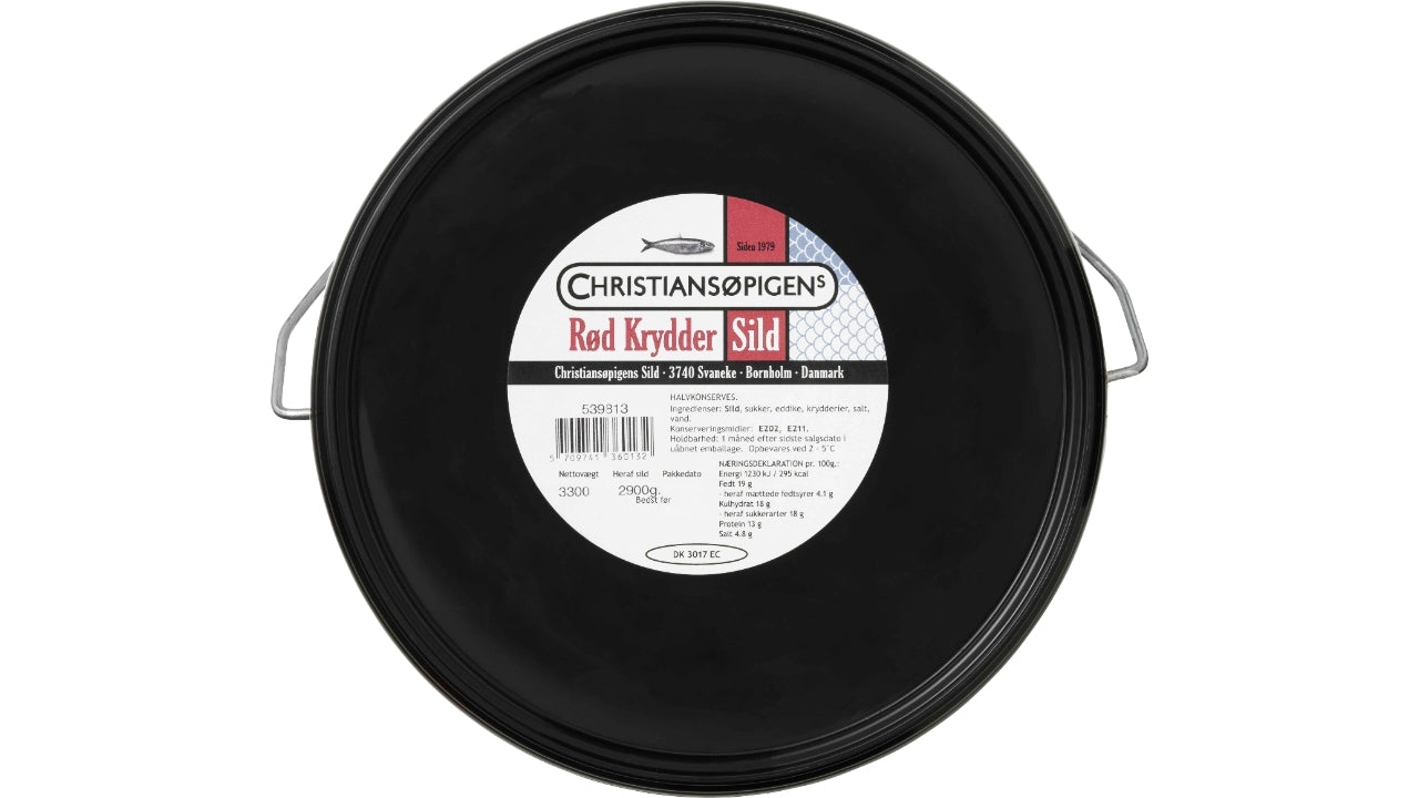 Røde kryddersild 3,3kg/2,9kg