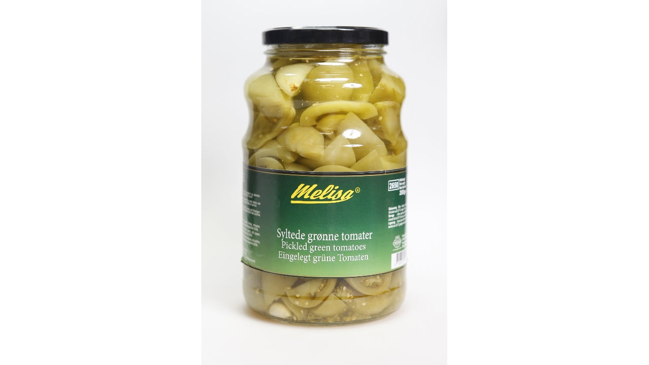 Tomater syltede grønne 2,55/1,4 kg