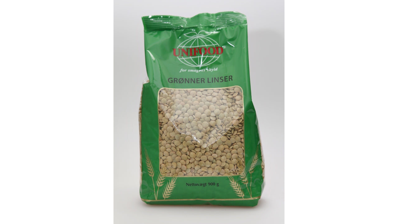 Linser grønne 900g
