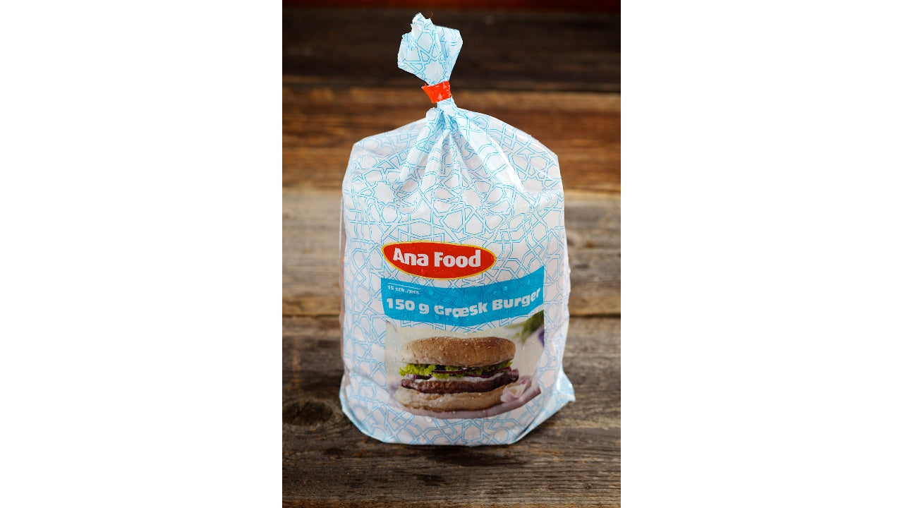 Græsk burger 15x150g